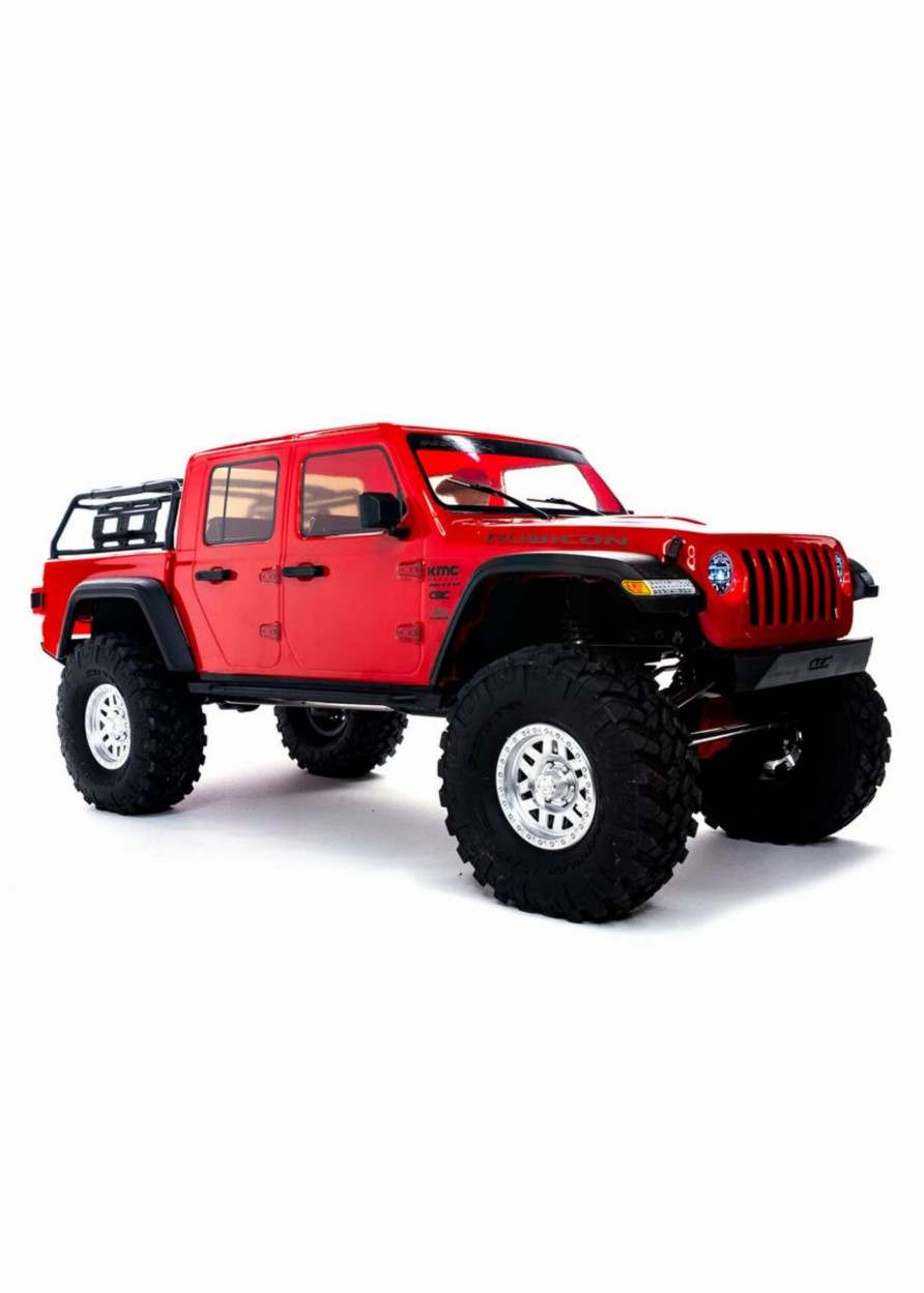 Cars & Trucks * | Axial 1/10 Scx10 Iii Jeep Jt Gladiator With Portals Rtr Red