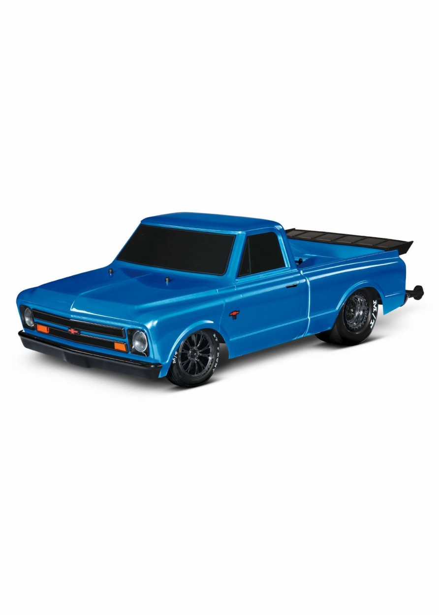 Cars & Trucks * | Traxxas 1/10 Drag Slash 2Wd Brushless Rtr Drag Truck Blue